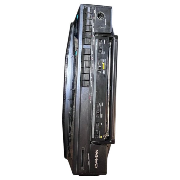 Vtg Magnavox D8300 AM FM Stereo Boombox Radio Dual Cassette Works Sounds Great! - Picture 14 of 16